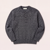 FW26 Wool Henley Charcoal