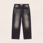 FW26 Washed Straight Denim Black