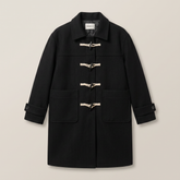 FW26 Cable Coat Black