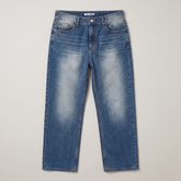 FW26 Washed Straight Denim Blue