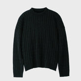 Plain Knit Black 001