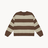 Stripe Knit Brown 002