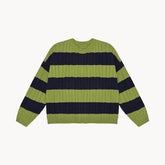 Stripe Knit Green 002