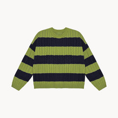 Stripe Knit Green 002