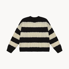 Stripe Knit Ivory 002