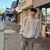 Grey Line Hoodie 002