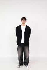 Cardigan Black 001