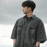 Black Denim Shirts 001