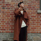 Brown Wool Coat 003