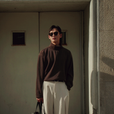 Brown Turtle Neck 001