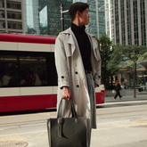 Gray Trench Coat 001