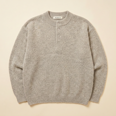 FW26 Wool Henley Oatmeal