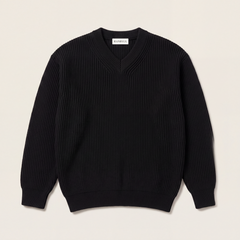 FW26 Essential V Neck Black
