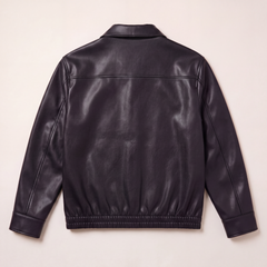 FW26 Vegan Leather Jacket Black