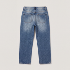 FW26 Washed Straight Denim Blue