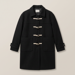 FW26 Cable Coat Black
