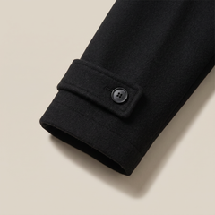 FW26 Cable Coat Black