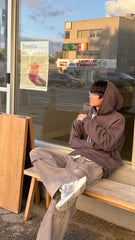 Grey Line Hoodie 002