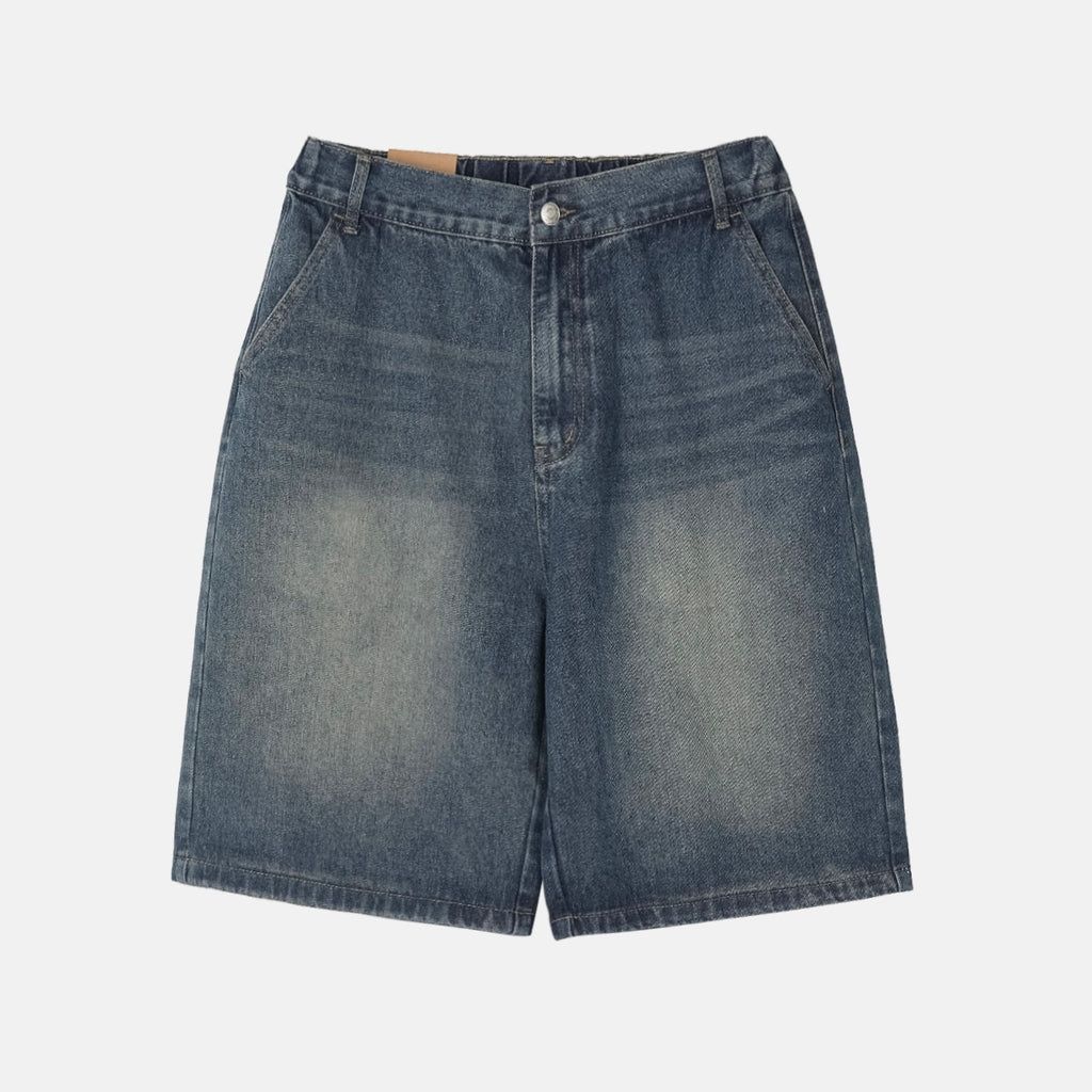 【Anyone more】Harley Bermuda Washing Denim Pants anyonemore Harley Bermuda Washed Denim Pants