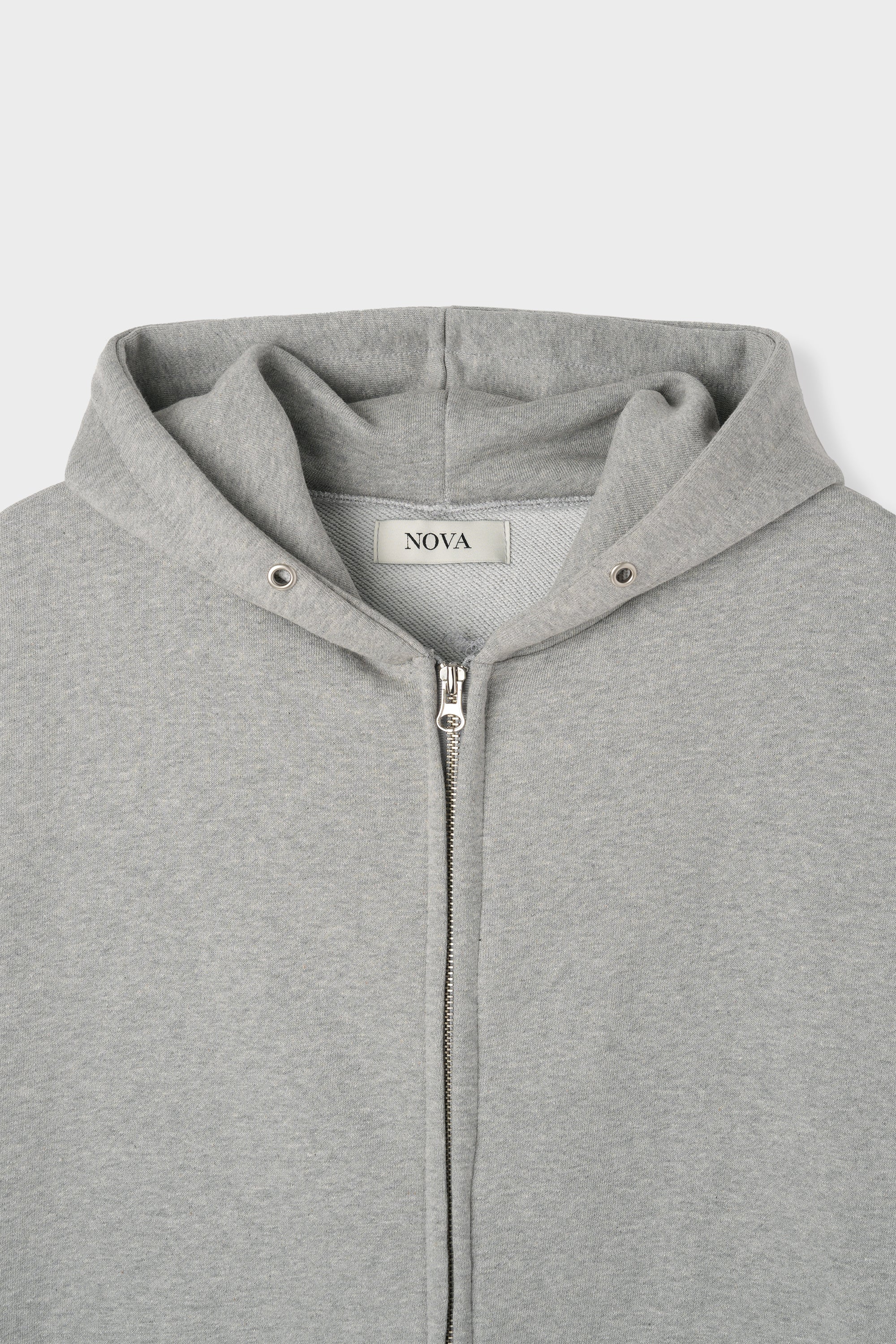 Brown Oversized Hoodie Zip up 001