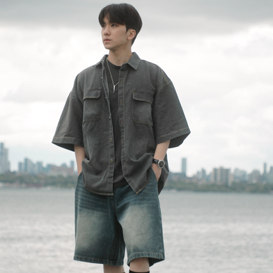 【YOURNUS】Catch Washed Bermuda Denim Joe Fresh Light Wash Bermuda Denim Short - 1 ea | Zehrs