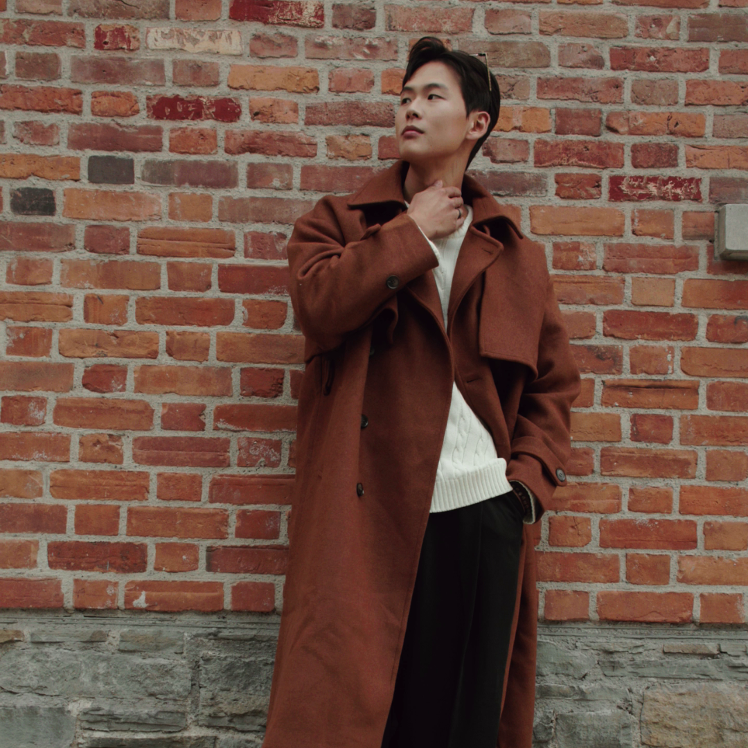 Brown Wool Coat 003