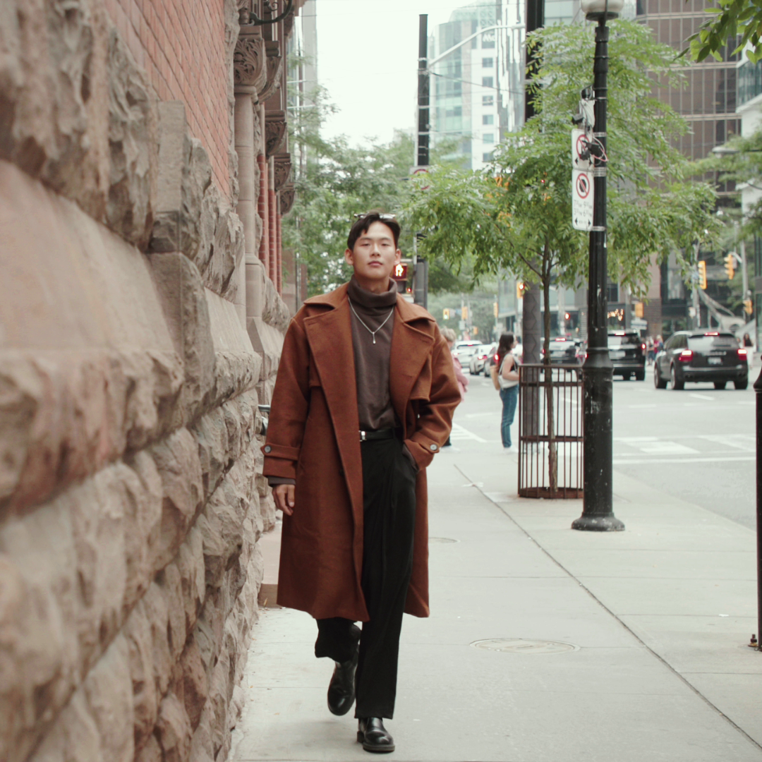 Brown Wool Coat 003