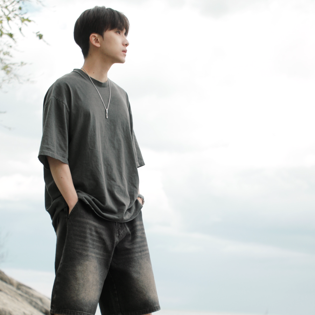 Black Washed T Shirt 002