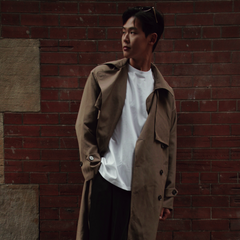 Brown Trench Coat 001