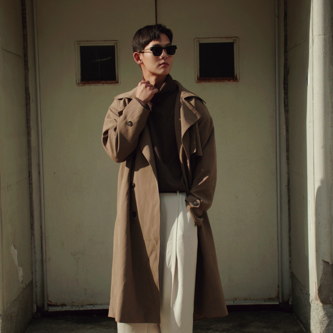Brown Trench Coat 001