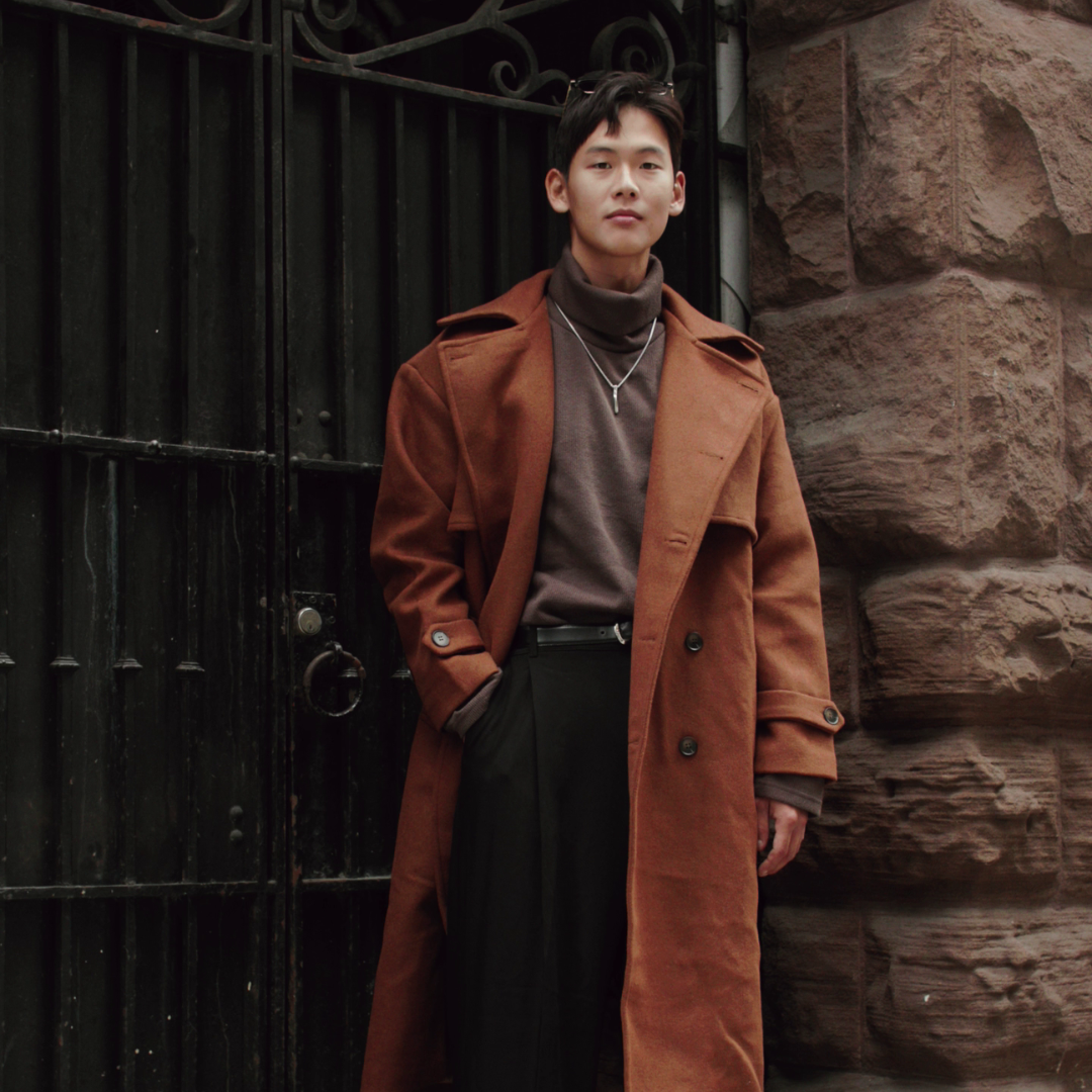 Brown Wool Coat 003