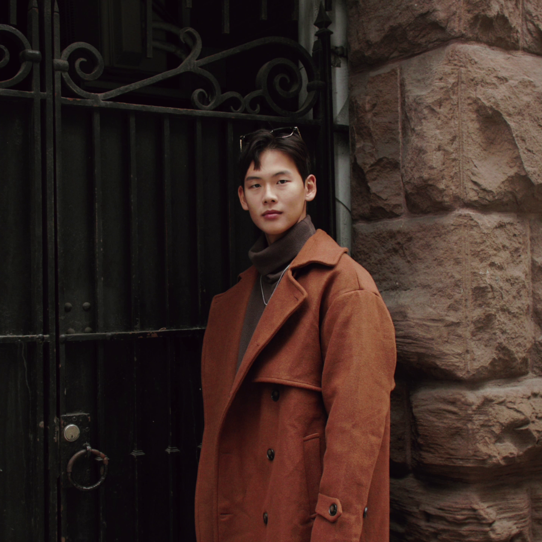 Brown Wool Coat 003