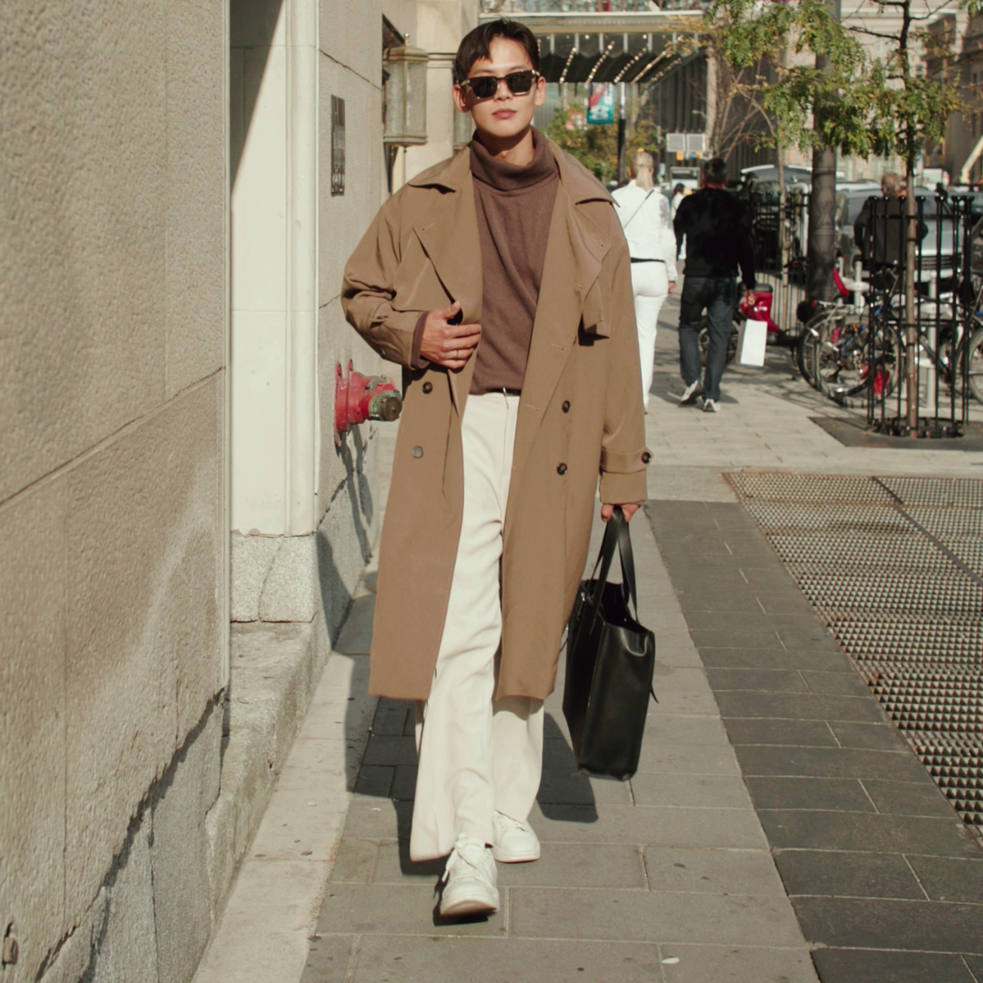 Brown Trench Coat 001