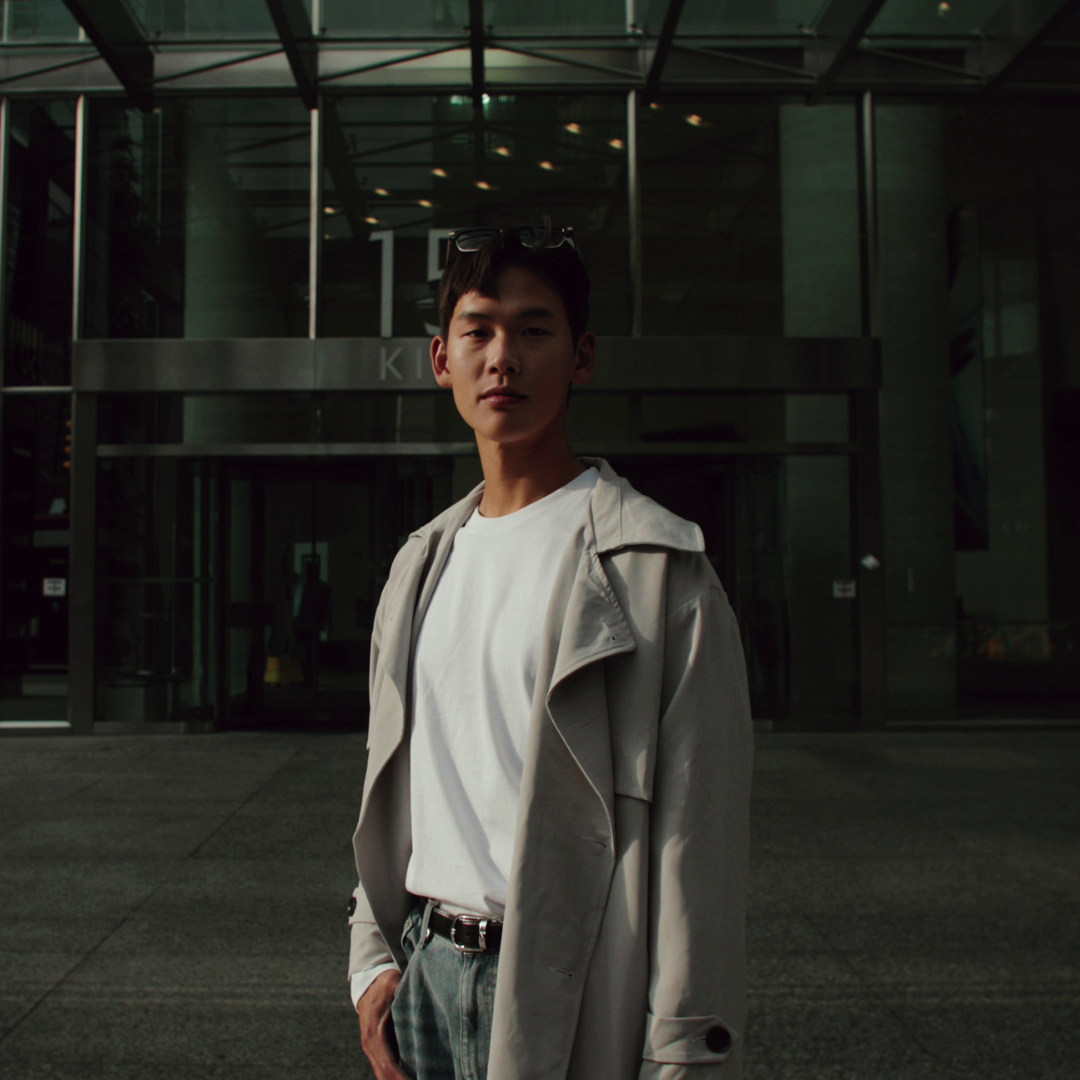 Gray Trench Coat 001